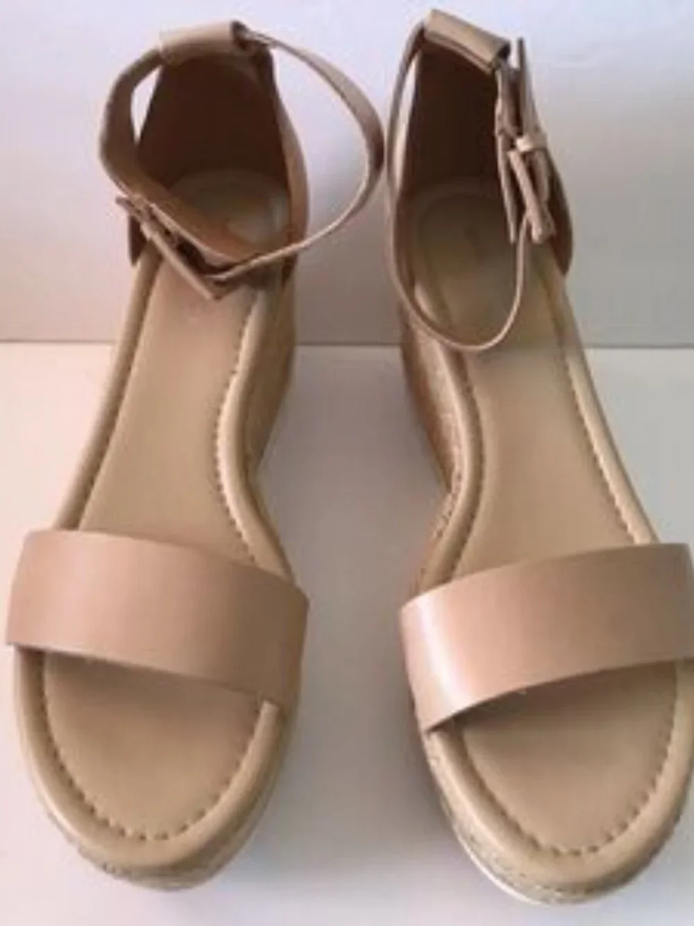 Marc Fisher Zako Leather Espadrille Sandals